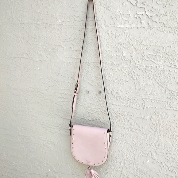 Victorias Secret blush studded tassel crossbody bag - Picture 5 of 10